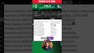 Aprenda como usar o atalho CTRLE no Excel [upl. by Llenal660]