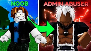 CODE Blox Fruits NOOB to ADMIN ABUSER [upl. by Ahsaenat]