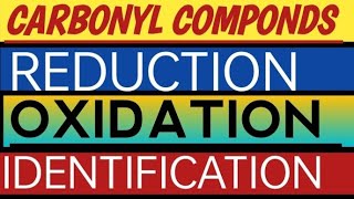 OXIDATION Reduction ALDEHYDESKETONES [upl. by Ylenaj]