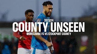 County Unseen  Morecambe FC Vs Stockport County  091223 [upl. by Ahsiuqat]