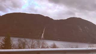 Waterways along the road to VADHEIM in Høyanger Kommube norway in october beauty [upl. by Asare]