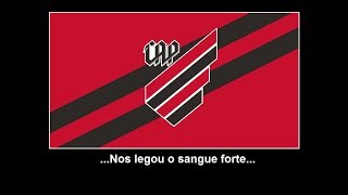 Hino do Athletico Paranaense Letra [upl. by Marylee]