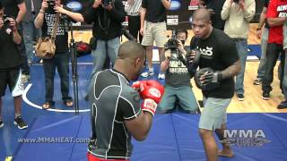 UFC 145 Rashad Evans PreFight Open Workout [upl. by Susana60]