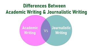 Differences Between Academic Writing and Journalistic Writing [upl. by Alvinia]