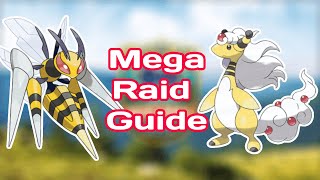 Mega Beedrill and Mega Amphros Raid Guide Pokemon Go pokemon pokemongo clu [upl. by Nevile]