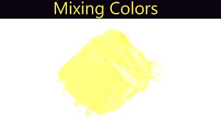 How To Make Chartreuse Color Paint  Mixing Colors [upl. by Yhprum]