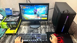 ₹8000 full PC setup i5 8gb ram flipkart  lowend chipest 🖥 for gaming free fire gta5 minecraft [upl. by Enyawed639]