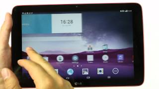 LG G Pad 101 handson [upl. by Atsirc855]