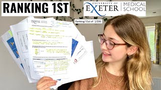 HOW I RANKED 1ST AT UNIVERSITY OF EXETER  4 Study Tips 3rd year Medical Student [upl. by Dyche]