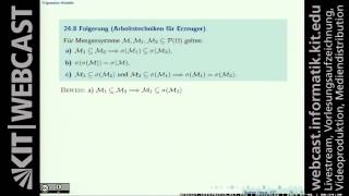 22 Exakter Test von Fisher SigmaAlgebra Borelsche SigmaAlgebra BorelLebesgueMaßes [upl. by Sosthena]