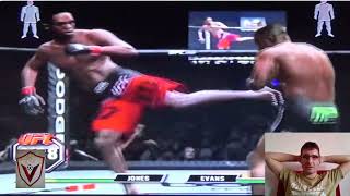 Jon Jones Vs Rashad Evans  UFC Undisputed 3 Fight Simulation [upl. by Yve848]