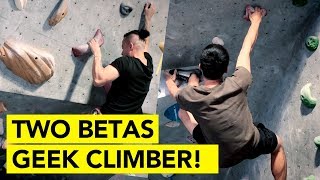 Breaking down beta for Beginner Climbers with Geek Climber [upl. by Xirdnek716]