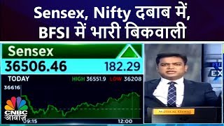 Sensex Nifty दबाब में BFSI में भारी बिकवाली  Future Express  CNBC Awaaz [upl. by Nuncia]