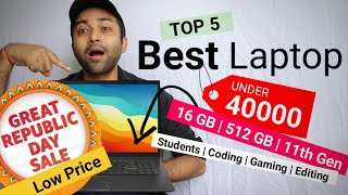 Top 5 Best Laptops Under 40000 2023  Best Laptop Under 40000 [upl. by Allenrad63]