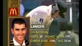 WORST LBW DECISION EVER Greg Blewett facing Mushtaq Ahmed 1999 2 [upl. by Sparhawk743]