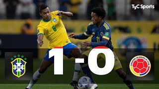 Brasil 10 Colombia  Eliminatorias a Qatar 2022 [upl. by Arel978]