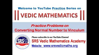 Converting Normal Number to Vinculum [upl. by Leksehcey]