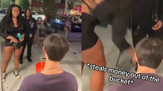 She Bullied A Street Performer The Internet Gave Her Instant Karma [upl. by Kcerred]