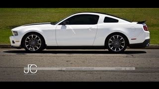 2011 Mustang V6 Roush Exhaust  18quot Glasspack Resonators Drivebys [upl. by Aztiray991]