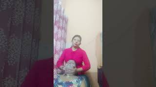 ghr pr fesial step by step bhot hi aasan treeke se beautiful subscribe for new videos [upl. by Nnylatsyrc]