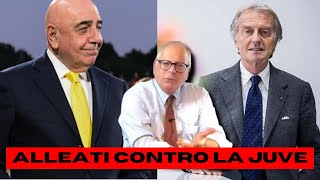 MONCALVO SHOCK Galliani e Montezemolo Alleanza per distruggere la TRIADE e la JUVE [upl. by Yvonner892]