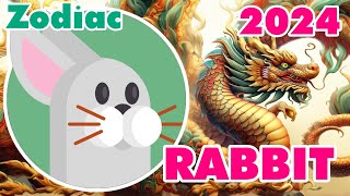 RABBIT 2024 Zodiac Rabbit Prediction  The Year of the Green Wood Dragon【Master Tsai】 [upl. by Enecnarf]