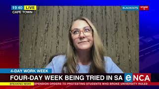 4Day Work Week  4 day work week tried in SA [upl. by Notnilk]