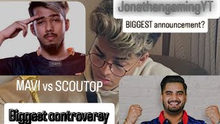 mavi vs ScOutOP biggest controversy💔 ever jonathangaming biggest announcement ever 😄 [upl. by Bennett875]