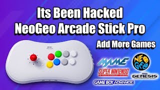 Its been Hacked NeoGeo Arcade Stick Pro Add More Games [upl. by Lavena]