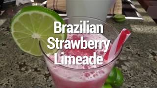 Brazilian Strawberry Limeade [upl. by Nedi]