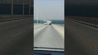 King Fahad Causeway Dammam to Bahrain Bridge youtubeshorts sauditourism bahrain shorts [upl. by Laro]