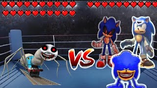 Evil Thomas vs Sonic meme  Meme battle  Sonic Monster battle meme [upl. by Epolulot]