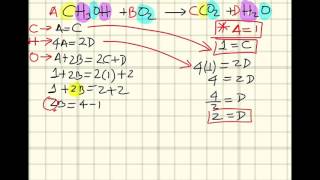 balanceo de ecuaciones quimicas  metodo algebraico 3 [upl. by Ainoval]