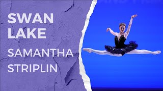 Youth America Grand Prix 2023 Finals Top 12 Winner  Samantha Striplin  Age 14  Swan Lake [upl. by Oigolue]