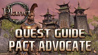 Elder Scrolls Online ESO  Quest Pact Advocate Guide [upl. by Eustasius]