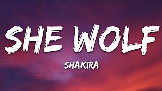 Shakira  She Wolf Lyrics [upl. by Alliw390]