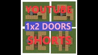 Minecraft 1x2 piston door [upl. by Brenn909]