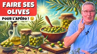 Faites vousmême vos olives pour lapéro  😉 [upl. by Olocin]