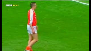 OISIN MCCONVILLE MISSES PENALTY THAT ALMOST COST ARMAGH THEIR ONLY EVER ALL IRELAND WIN V KERRY 2002 [upl. by Newel]