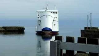 Danish ferry SamSine arriving in Hou [upl. by Clancy]