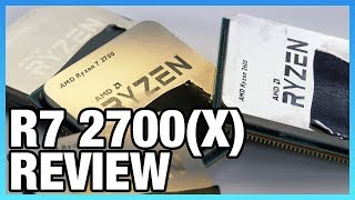 AMD R7 2700X Review Memory Overclocking Voltage Streaming [upl. by Hplodnar618]