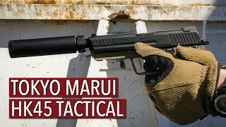 Tokyo Marui HK45 Tactical Review [upl. by Okier]