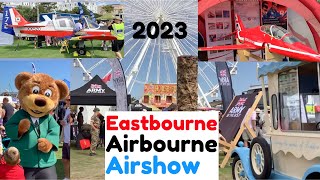 Eastbourne Airbourne Airshow 2023 static displays Eastbourne Airshow Airshow tour family day out [upl. by Schwing478]