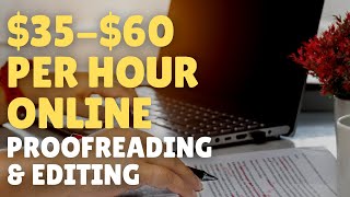 WorkFromHome Proofreading Jobs That Pay 35Hour 2021 [upl. by Theola748]