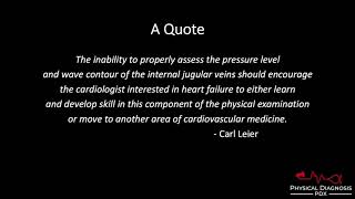 Jugular Venous Pulse Importance of [upl. by Noreg]