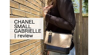 Chanel Small Gabrielle  BAG REVIEW [upl. by Irrehc]