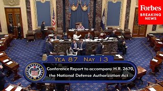 JUST IN Senate Passes National Defense Authorization Act [upl. by Jessika468]