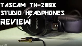 Tascam TH200X Headphones Review [upl. by Aronal]