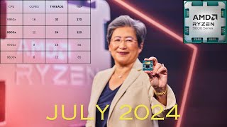 AMD RYZEN 9000 RELEASE DATEAll info  9000 series vs 7000 series NO NEW MOTHERBOARDS ON RELEASE [upl. by Ambie]