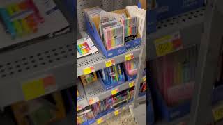 Back to School Supplies at Walmart  2023 School SHOPPING [upl. by Yenrab]